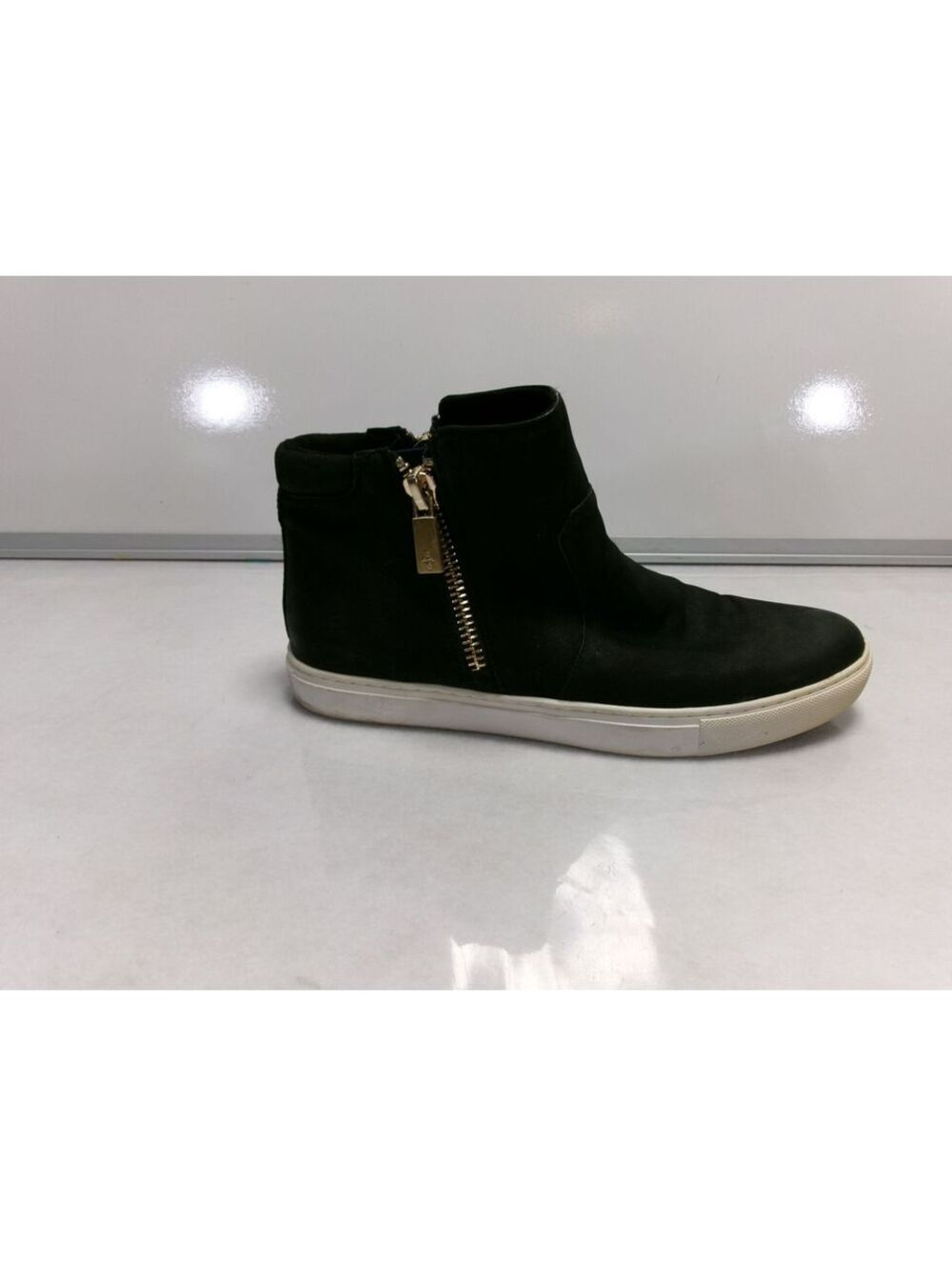 Kenneth Cole New York Women's Zip High Top Sneakers Black Size 9.5